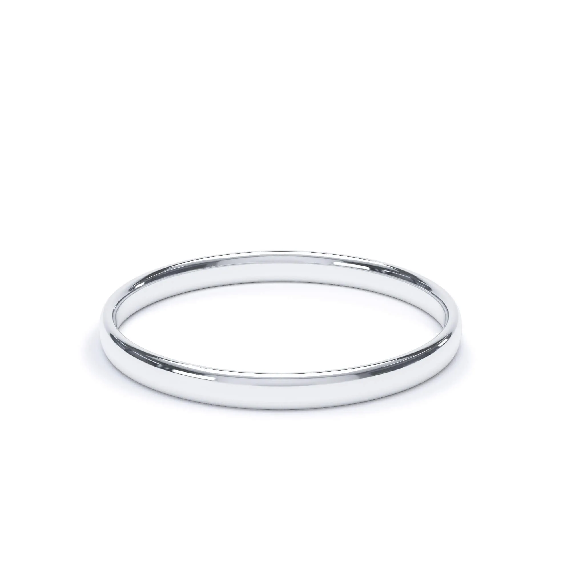 - Regular Court Profile Plain Wedding Ring Platinum