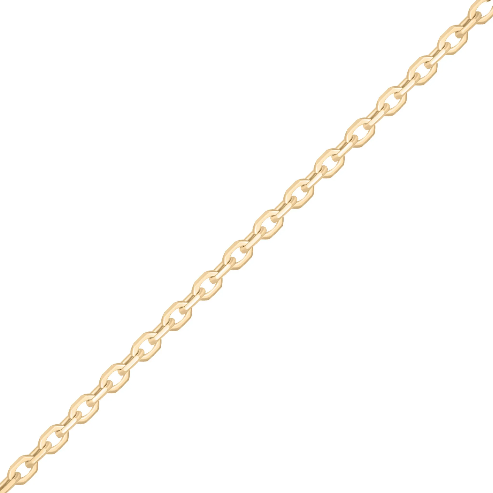 0.9mm Fine Diamond Cut Cable 14K Gold Plated .925 Sterling Silver Permanent Jewelry Chain - By the Foot / PMJ0020