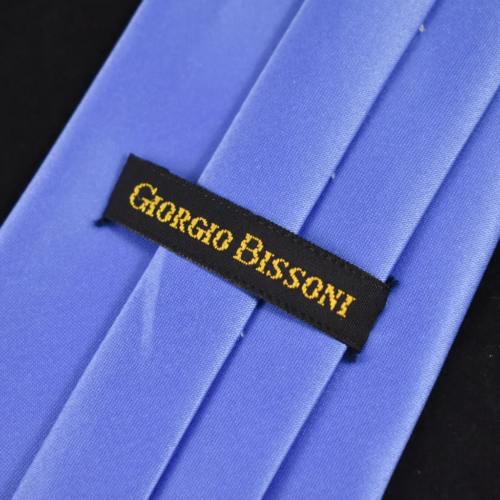 1940s Style Periwinkle Blue Tie