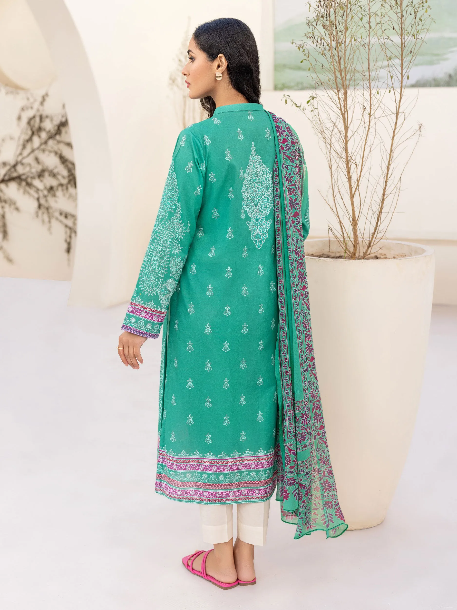 2 Piece Lawn Suit-Printed(Unstitched)