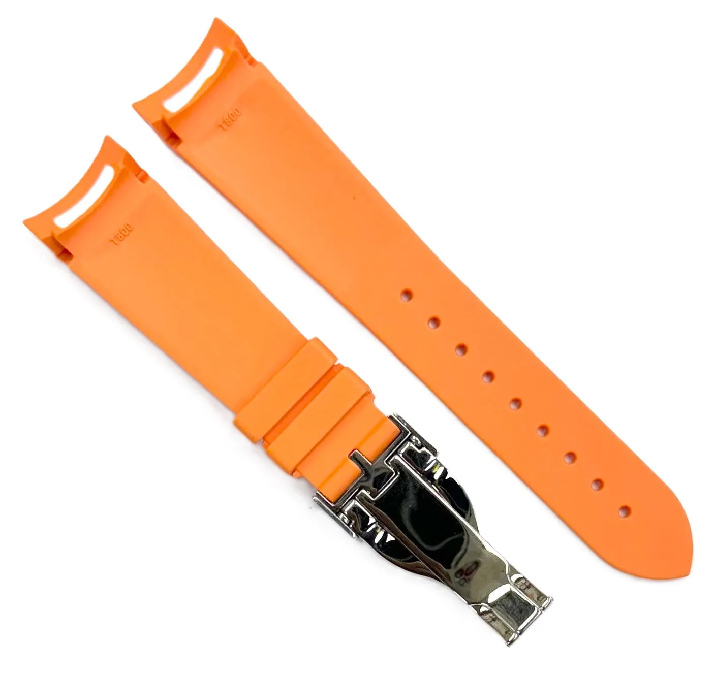 22mm High-Quality Rubber TUDOR Watch Band with Deployment Buckle