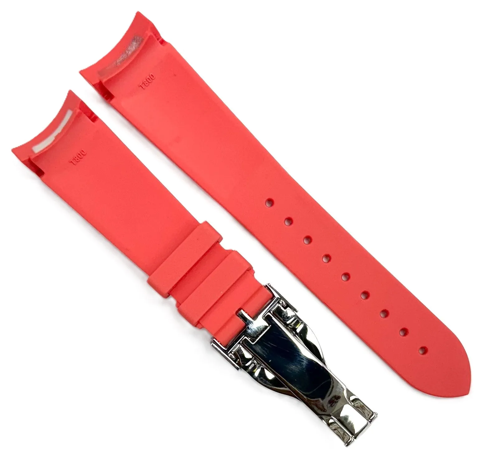 22mm High-Quality Rubber TUDOR Watch Band with Deployment Buckle