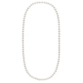 26-inch 7.5-8.0 mm AA  White Freshwater Pearl Necklace