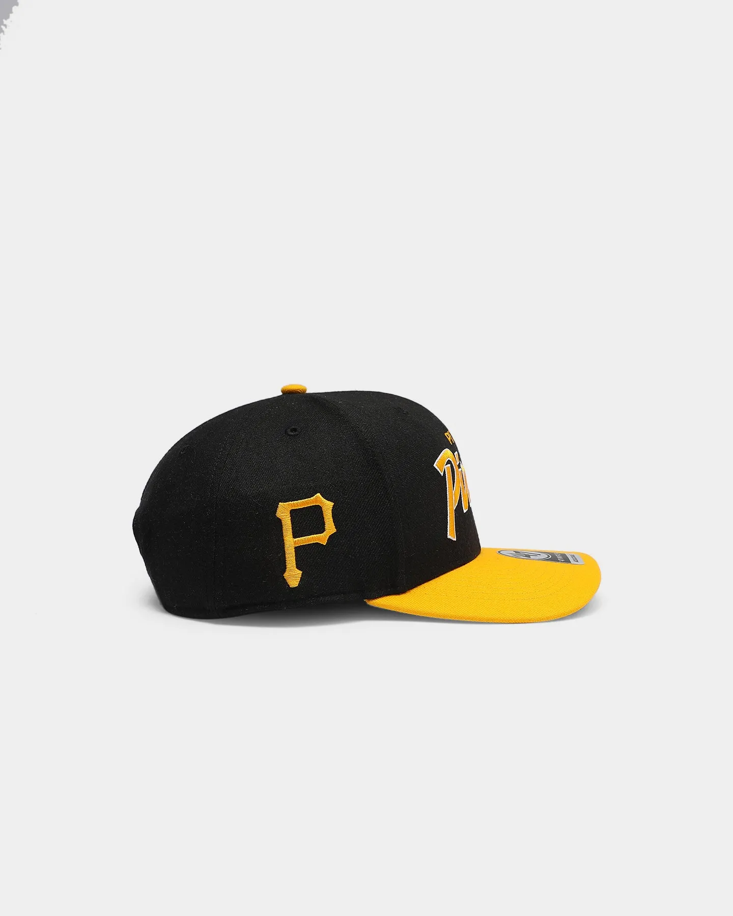 47 Brand Men's Pittsburgh Pirates Script MVP DP Snapback Black/Gold