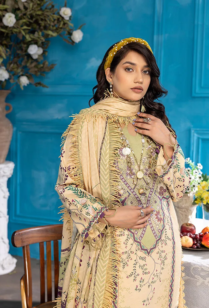 Aangan by Humdum Digital Printed Lawn Unstitched 3Pc Suit AG-04