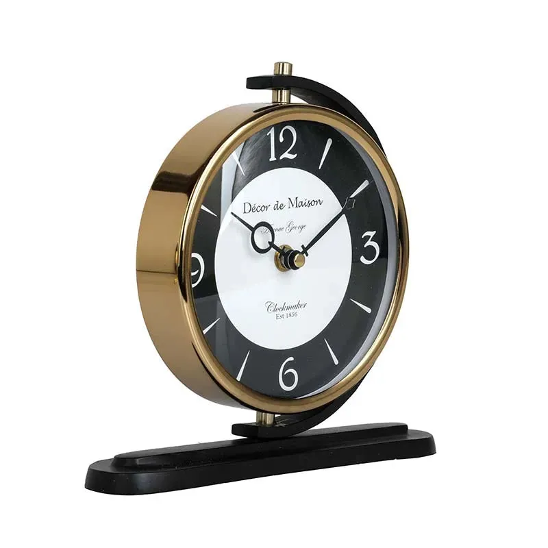 Aleksi Table Clock | Multiple Colors | 9 x 2 x 8 inches