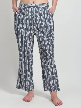 Alyson Block Printed Cotton pants