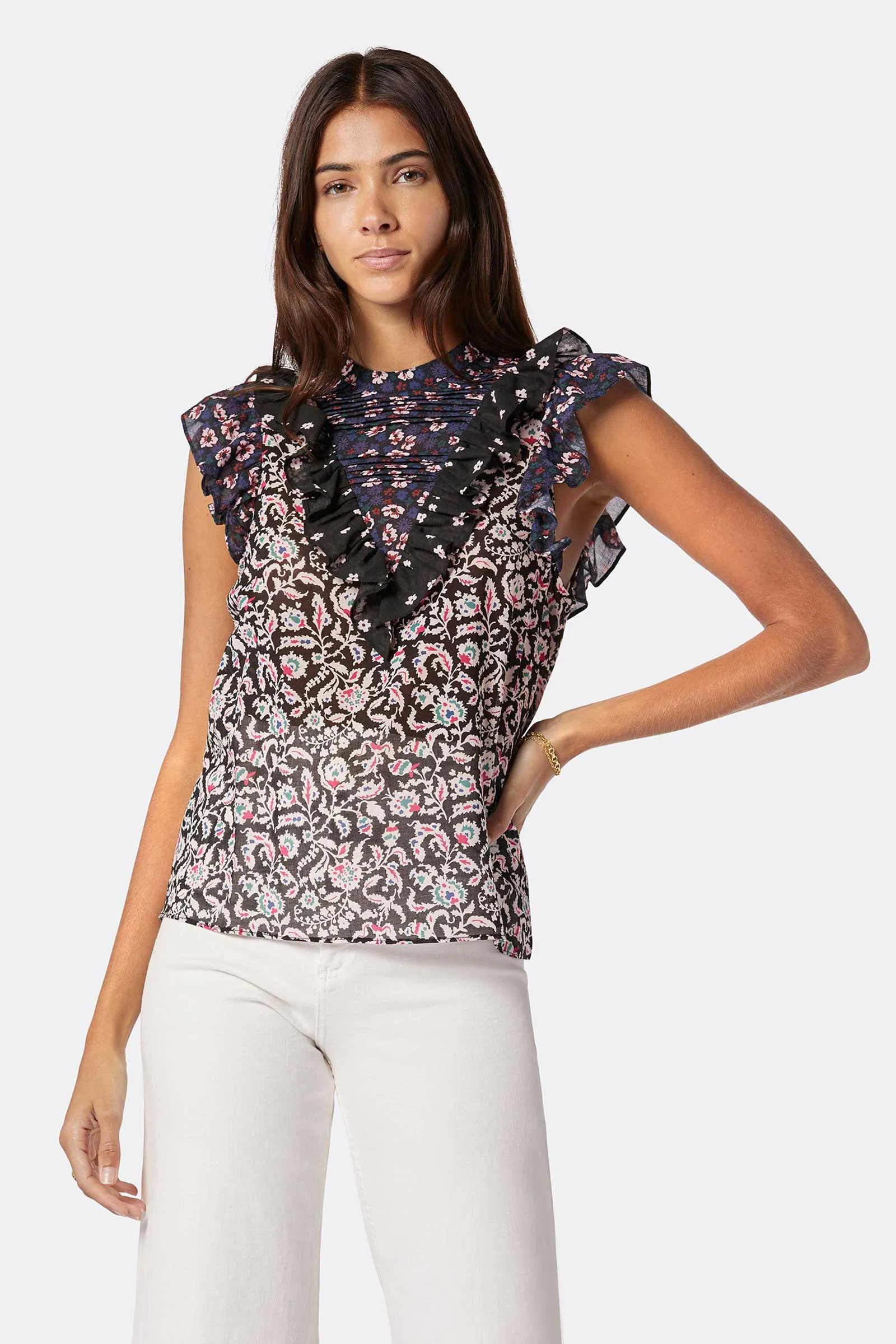 Annam Printed Cotton Top