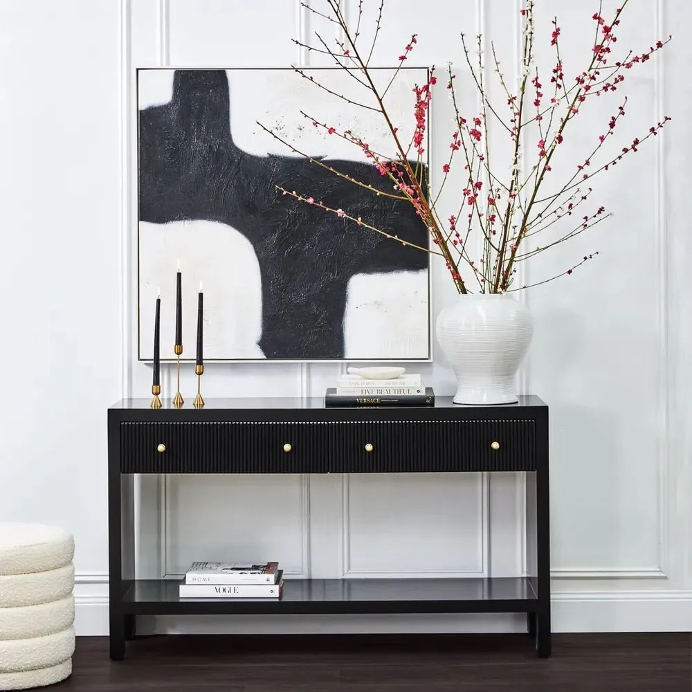 Ariana Black Console Table