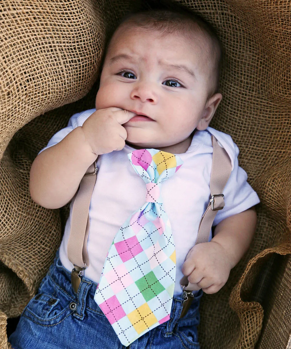 Baby Boy Wedding Outfit - Tan Mint Coral - Infant - Wedding - Baby Boy Clothes - Baby Outfit - Newborn Tuxedo - Tan Suit - Peach - Bow Tie