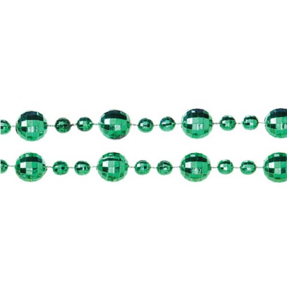 BEADS NECKLACE GREEN 33IN GREEN