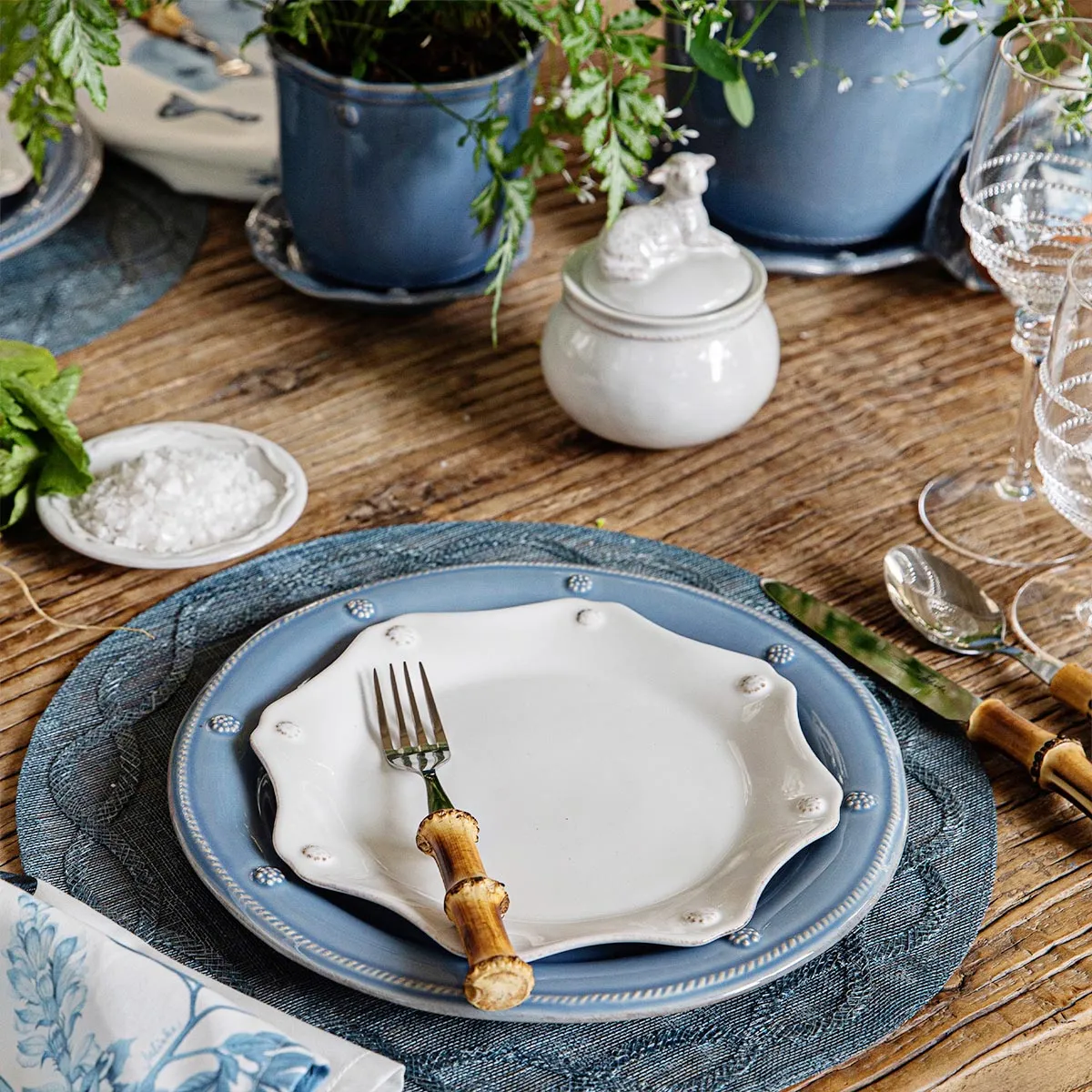 Berry & Thread 4pc Place Setting - Chambray