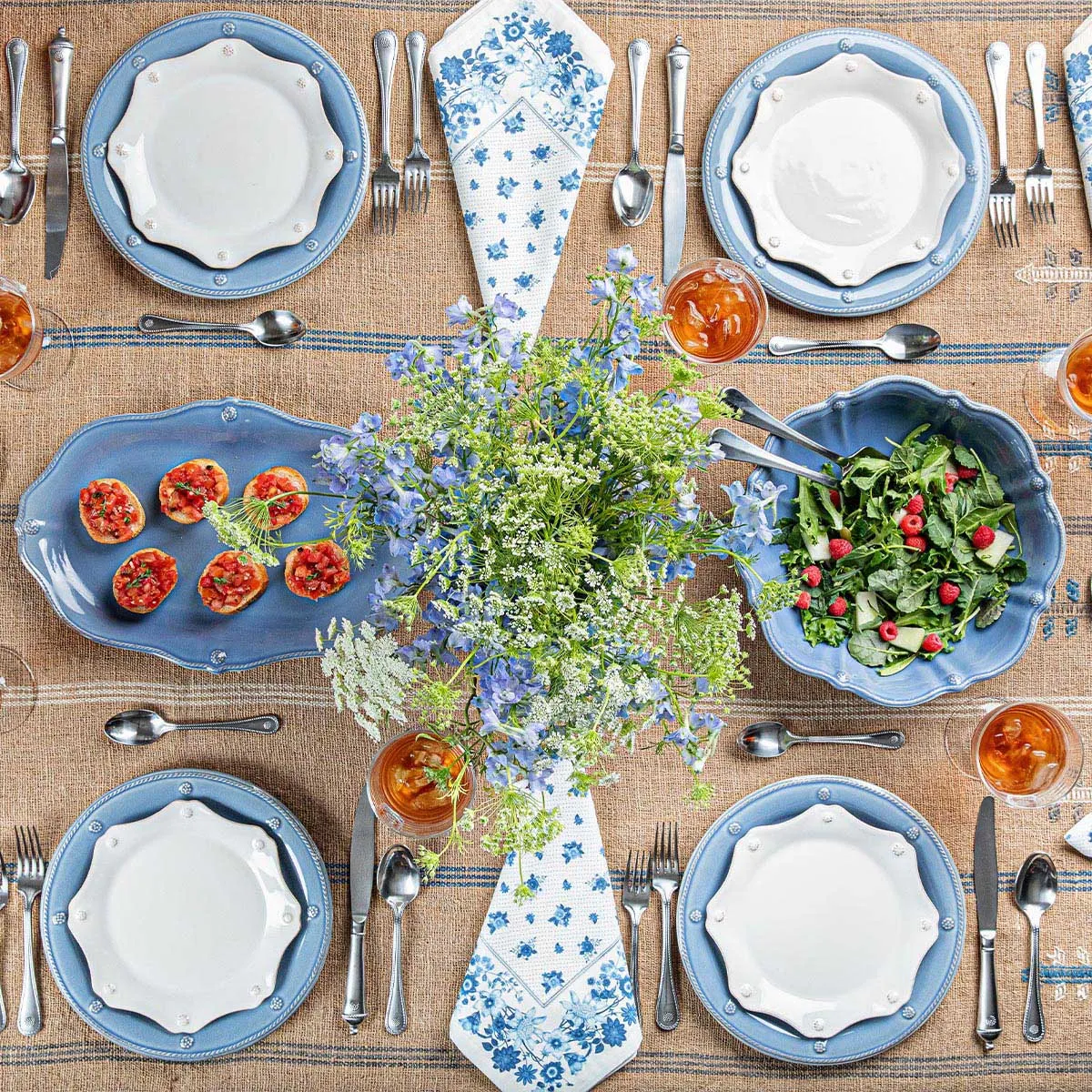 Berry & Thread 4pc Place Setting - Chambray