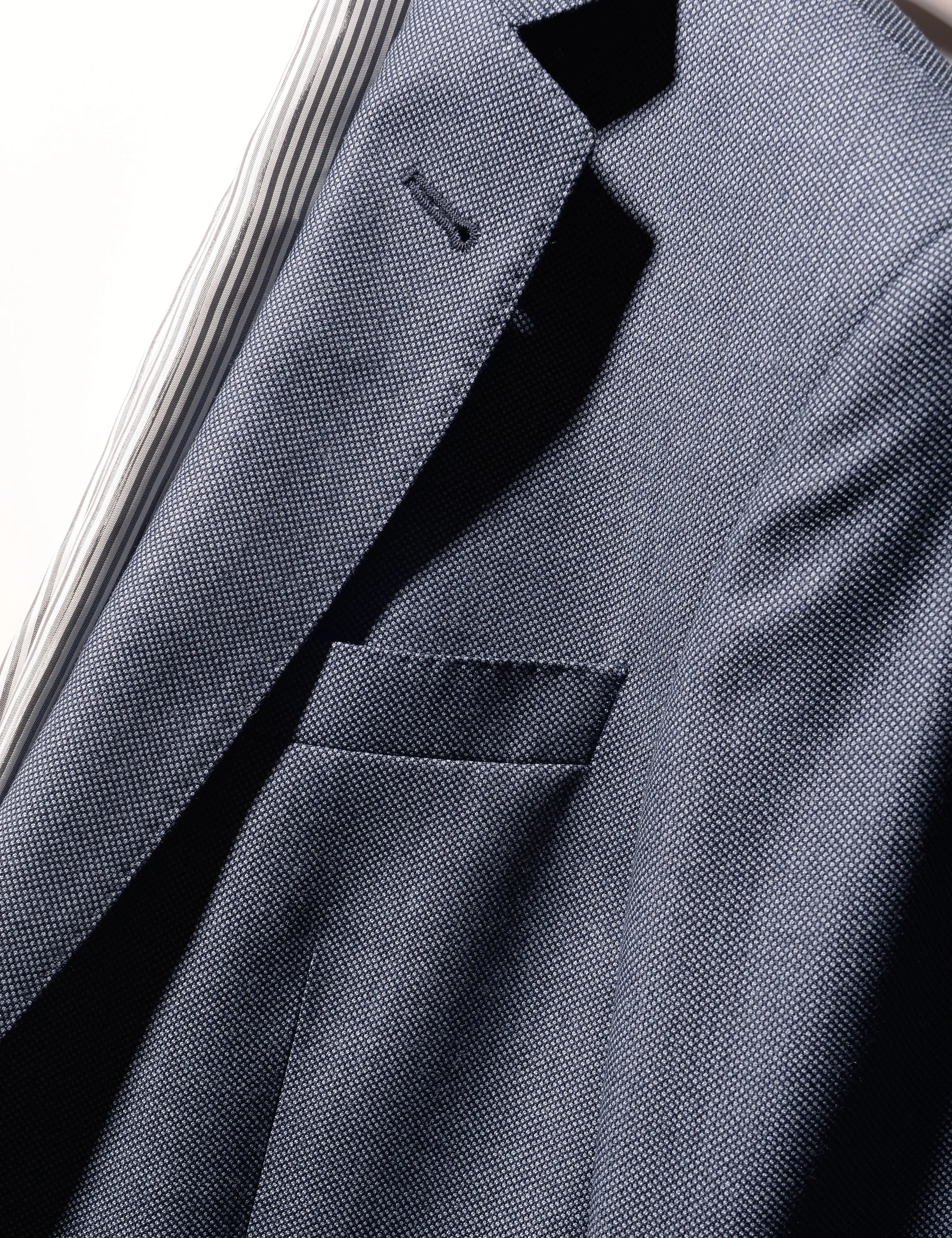 BKT50 Tailored Jacket in Birdseye Weave - Steel Blue