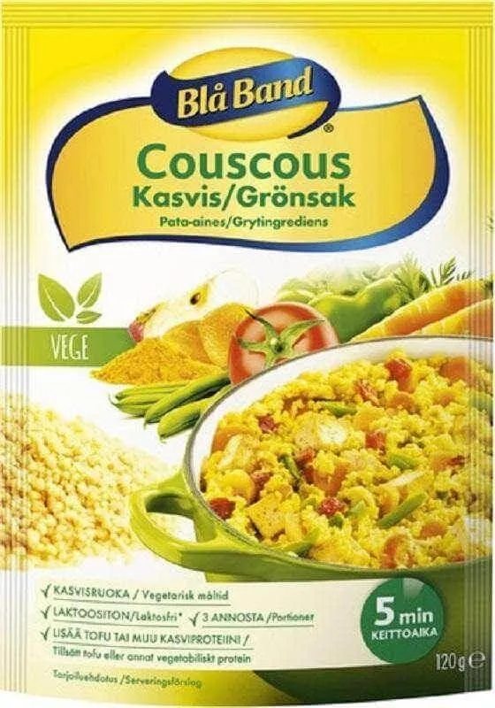 Blå Band Vegetable Couscous 120g, 12-Pack