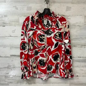 Blouse Long Sleeve By Nic   Zoe In Red, Size: Petite   XS