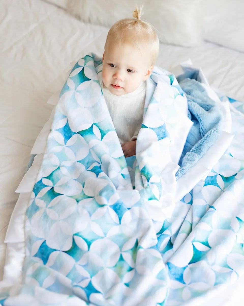 Blue Pinwheel Blanket