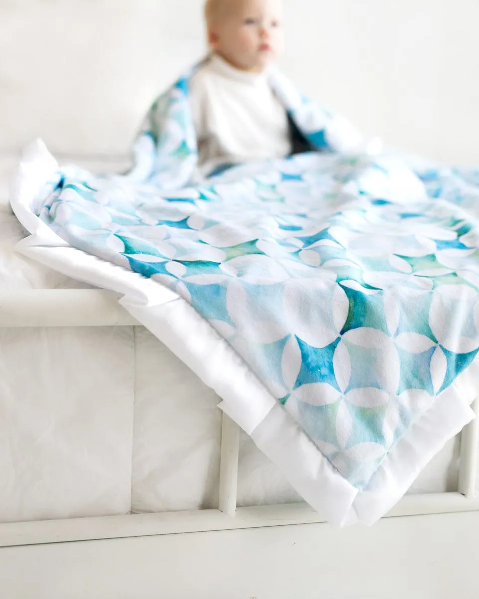 Blue Pinwheel Blanket