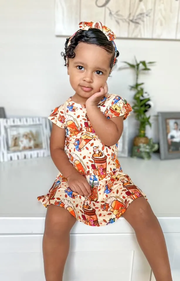 Boo Bash Pooh Boo - Bamboo Twirl Skirt Bodysuit