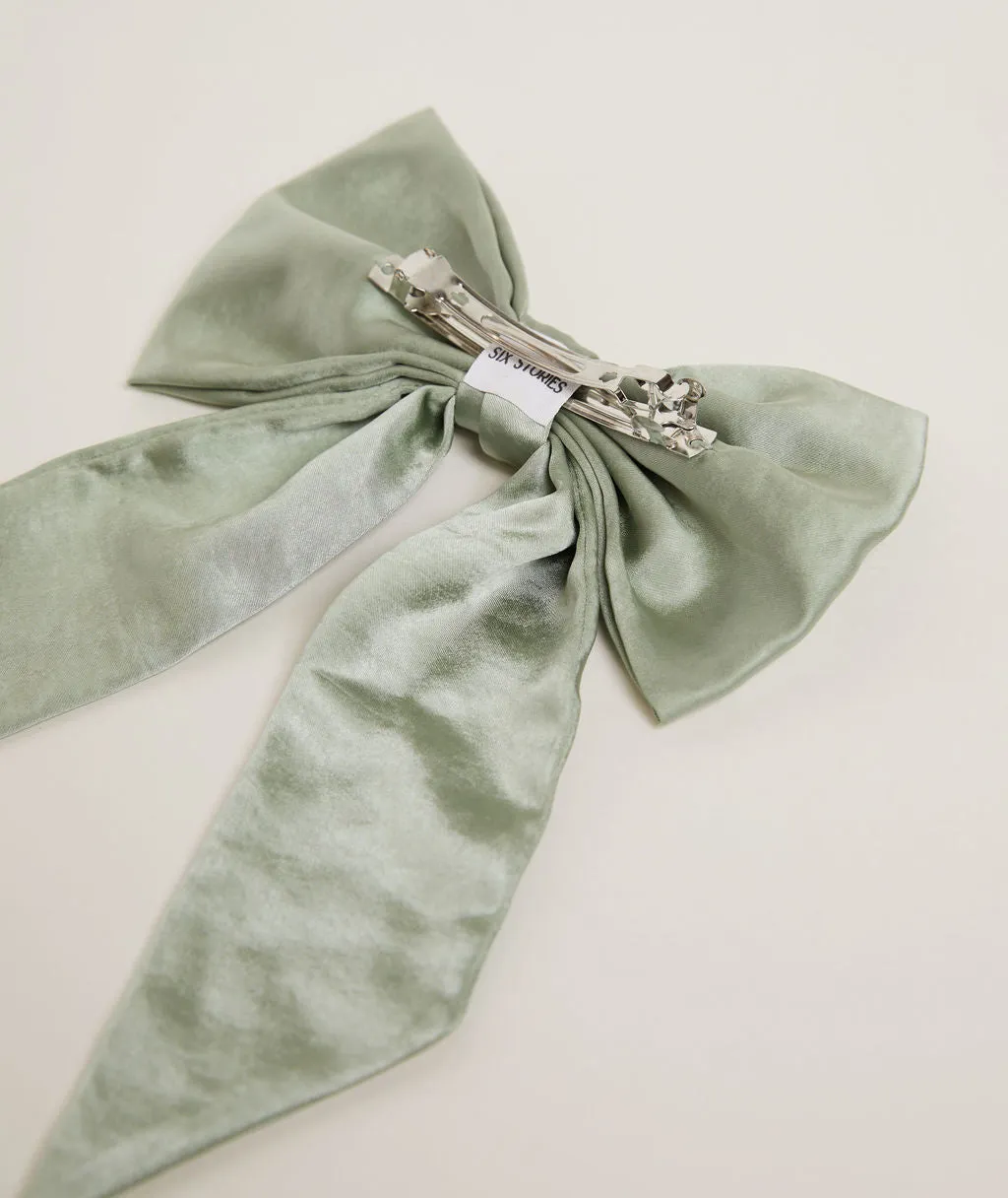 Bow Satin Hair Clip