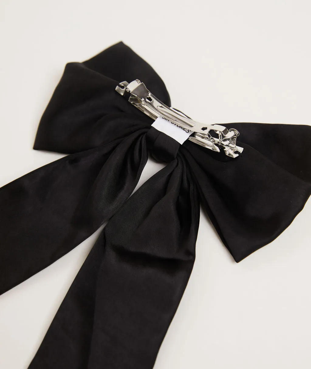 Bow Satin Hair Clip