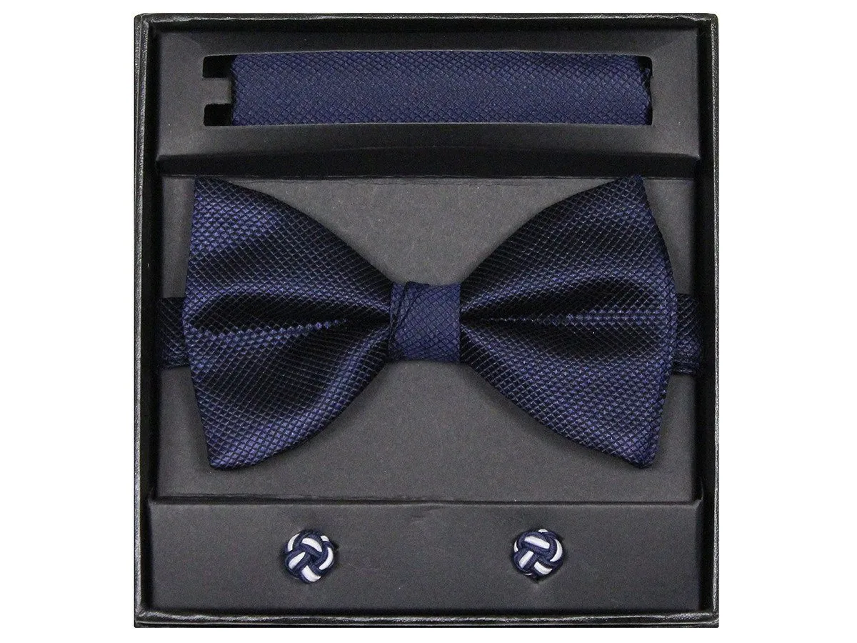 Boy's Bow Tie Box Set 21942 Navy