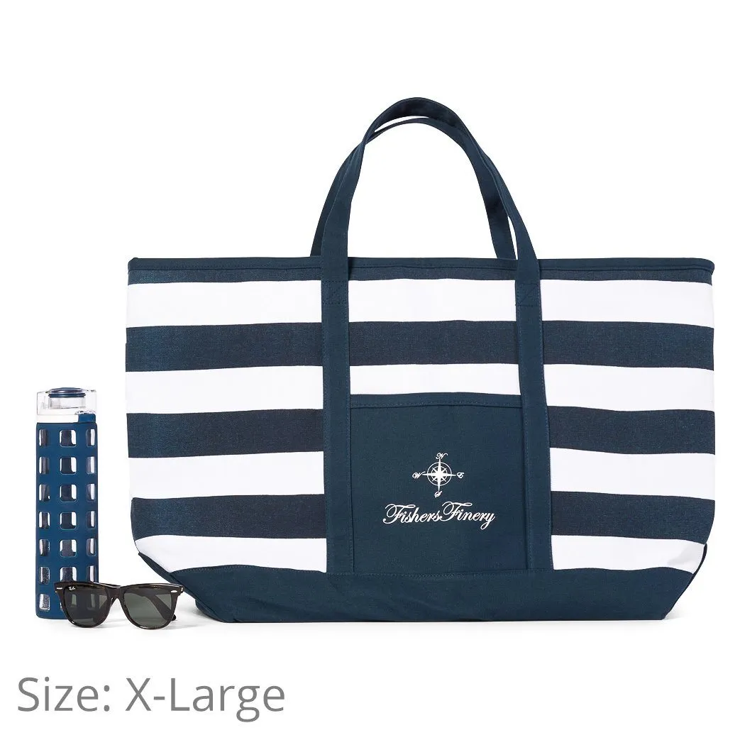 Canvas Travel Tote with Zipper Closure