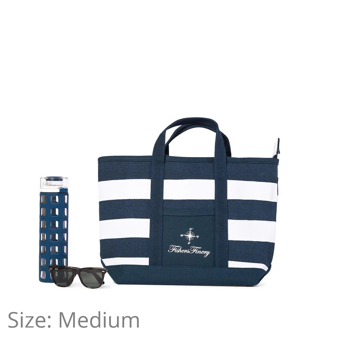 Canvas Travel Tote with Zipper Closure