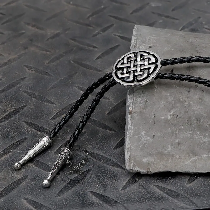 Celtic Knot Alloy Viking Bolo Tie