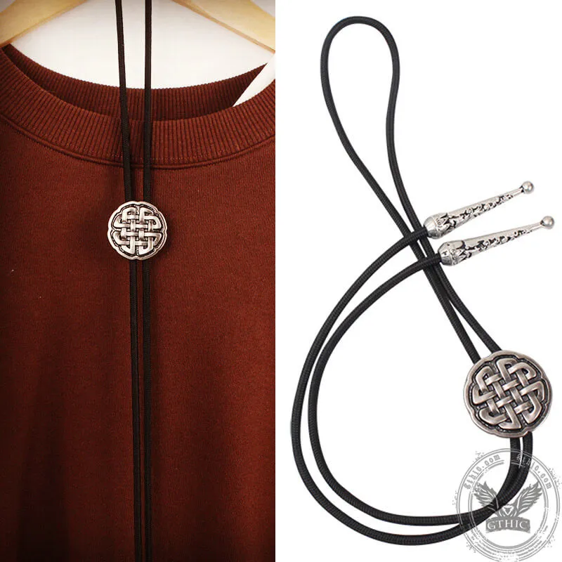 Celtic Knot Alloy Viking Bolo Tie