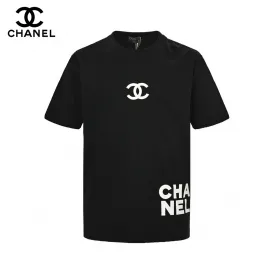 Chanel Double C Logo T-Shirt (Black)