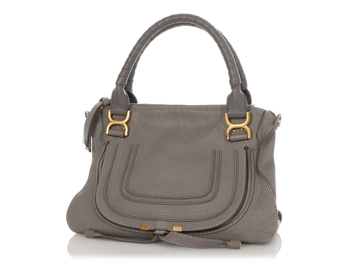 Chloé Small Gray Marcie Satchel