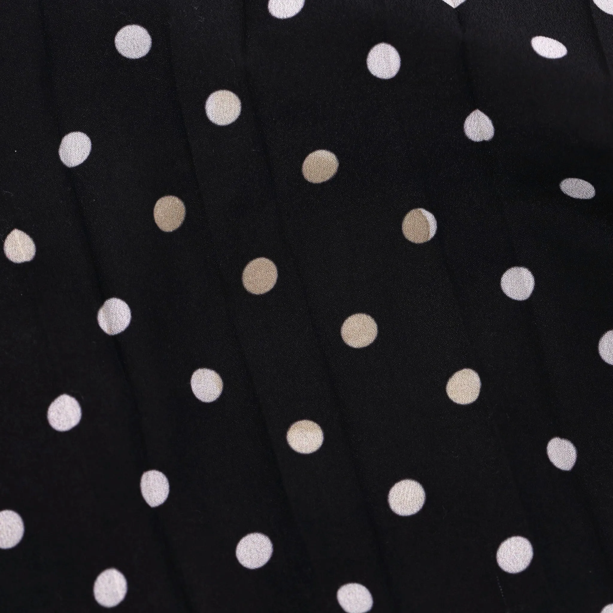 Christian Dior Silk Blend Polka-Dot Shirt Dress. Size 36FR