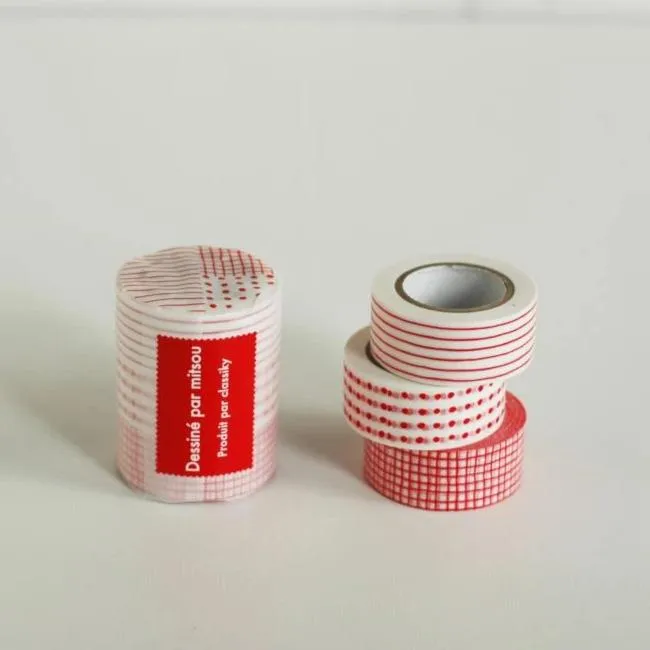 Classiky Dots/Stripes/Checks Washi Tape