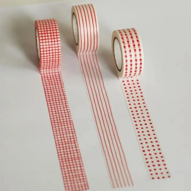 Classiky Dots/Stripes/Checks Washi Tape