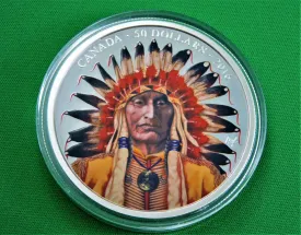 Currency - Silver Coin - $50 - 2016 - RCM - Wanduta: Portrait of a Chief