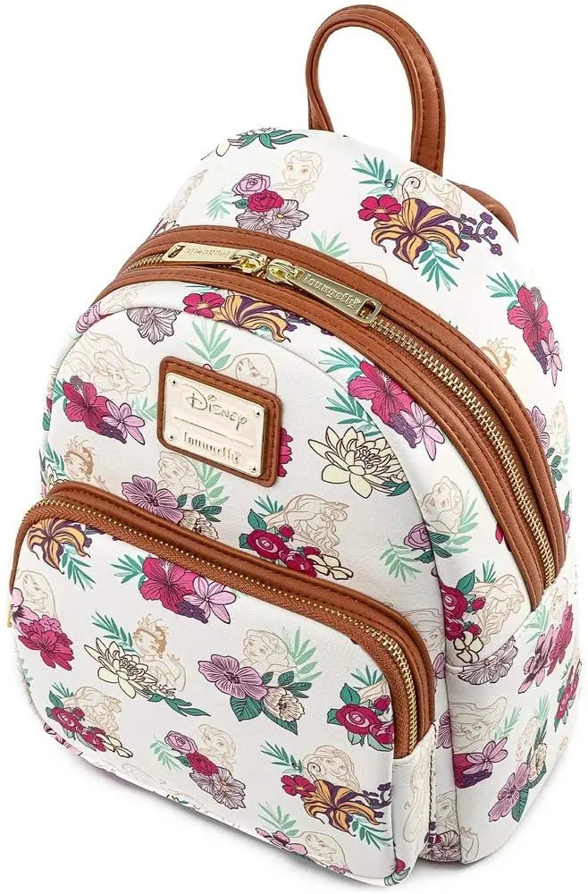 Disney Princess Floral Allover Print Mini Backpack