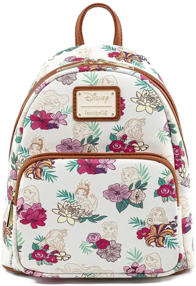 Disney Princess Floral Allover Print Mini Backpack