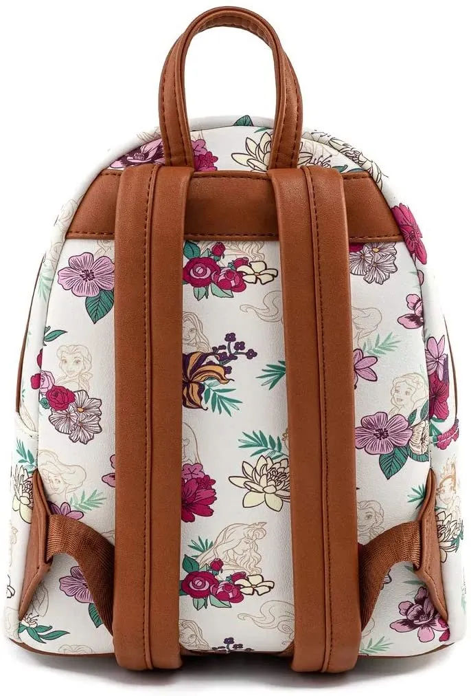 Disney Princess Floral Allover Print Mini Backpack