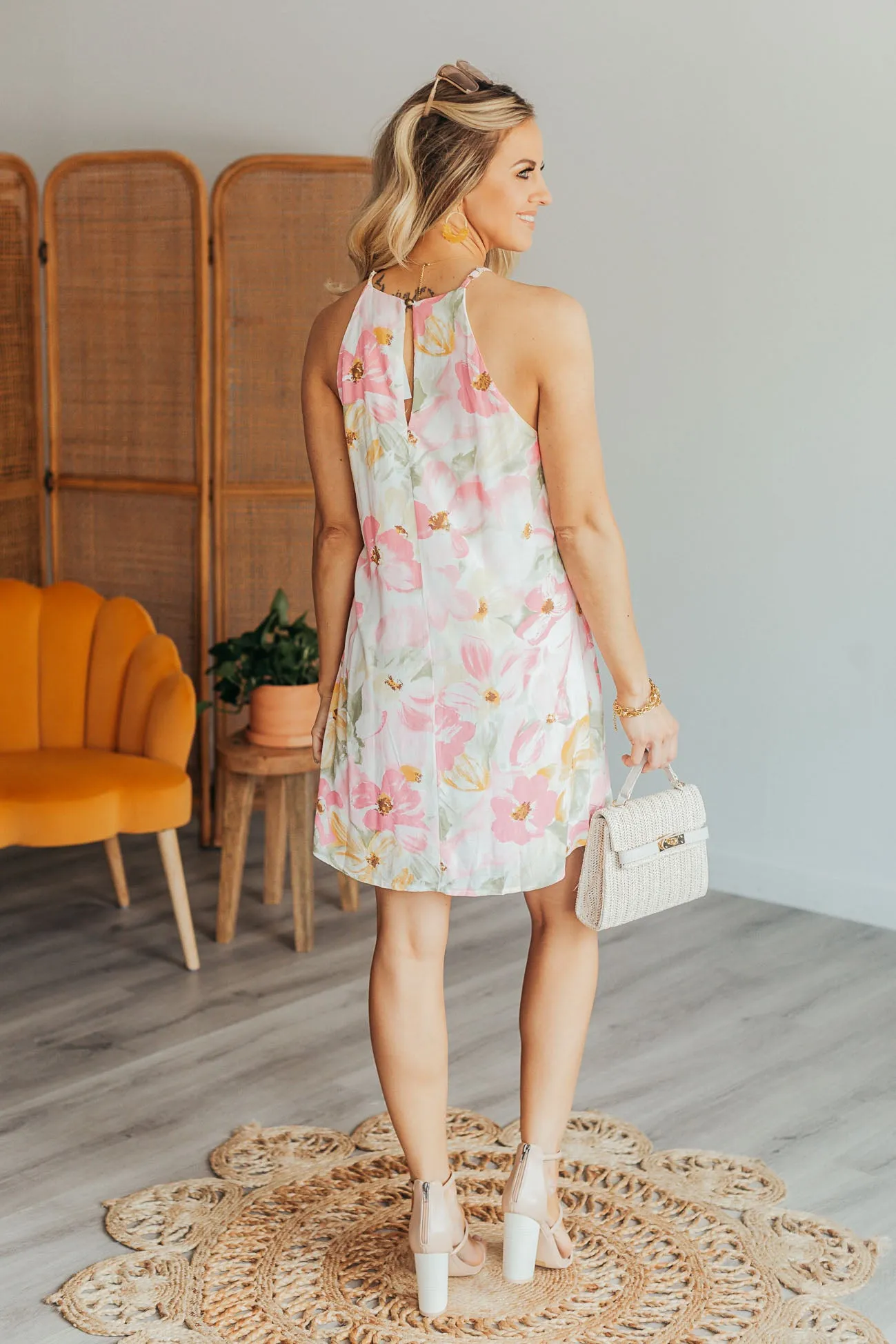 DJ Floral Mini Dress