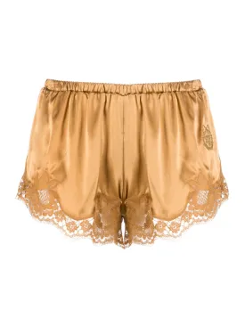 Dolce & Gabbana lace-trim satin shorts