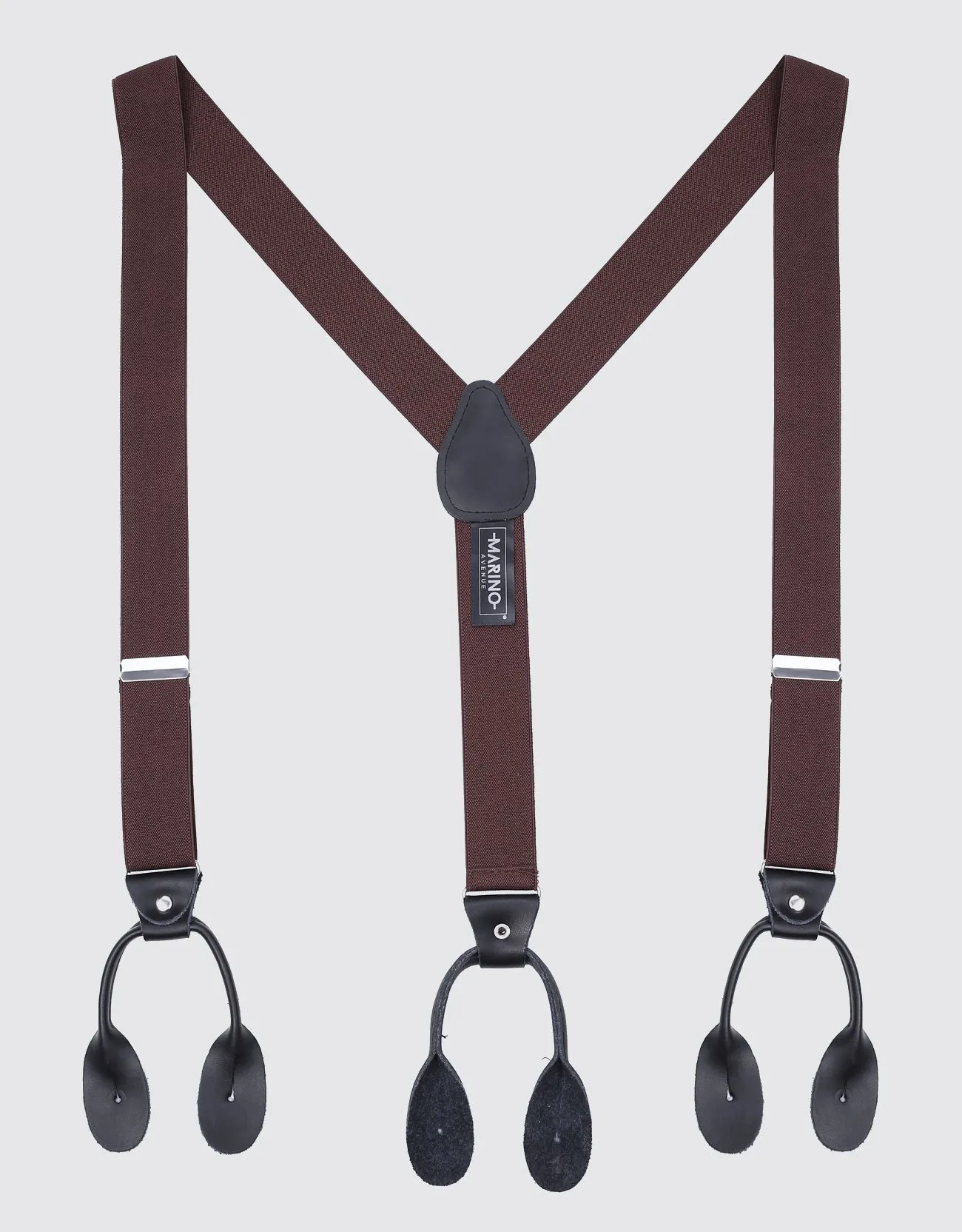 Double Looped Suspender Bow Tie Set