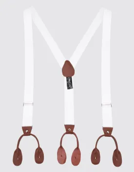 Double Looped Suspender Bow Tie Set