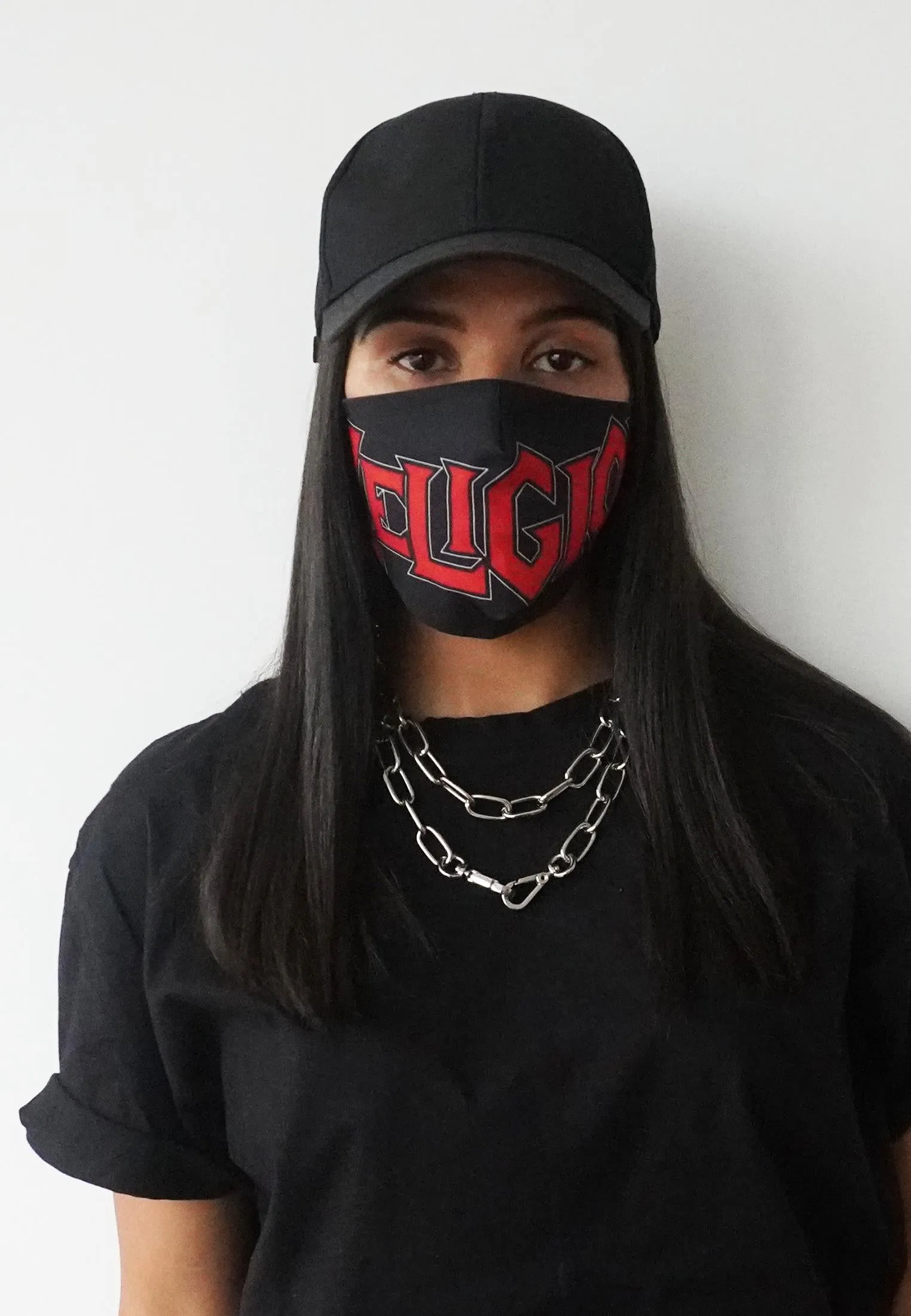 FACE MASK RELIGION PRINT