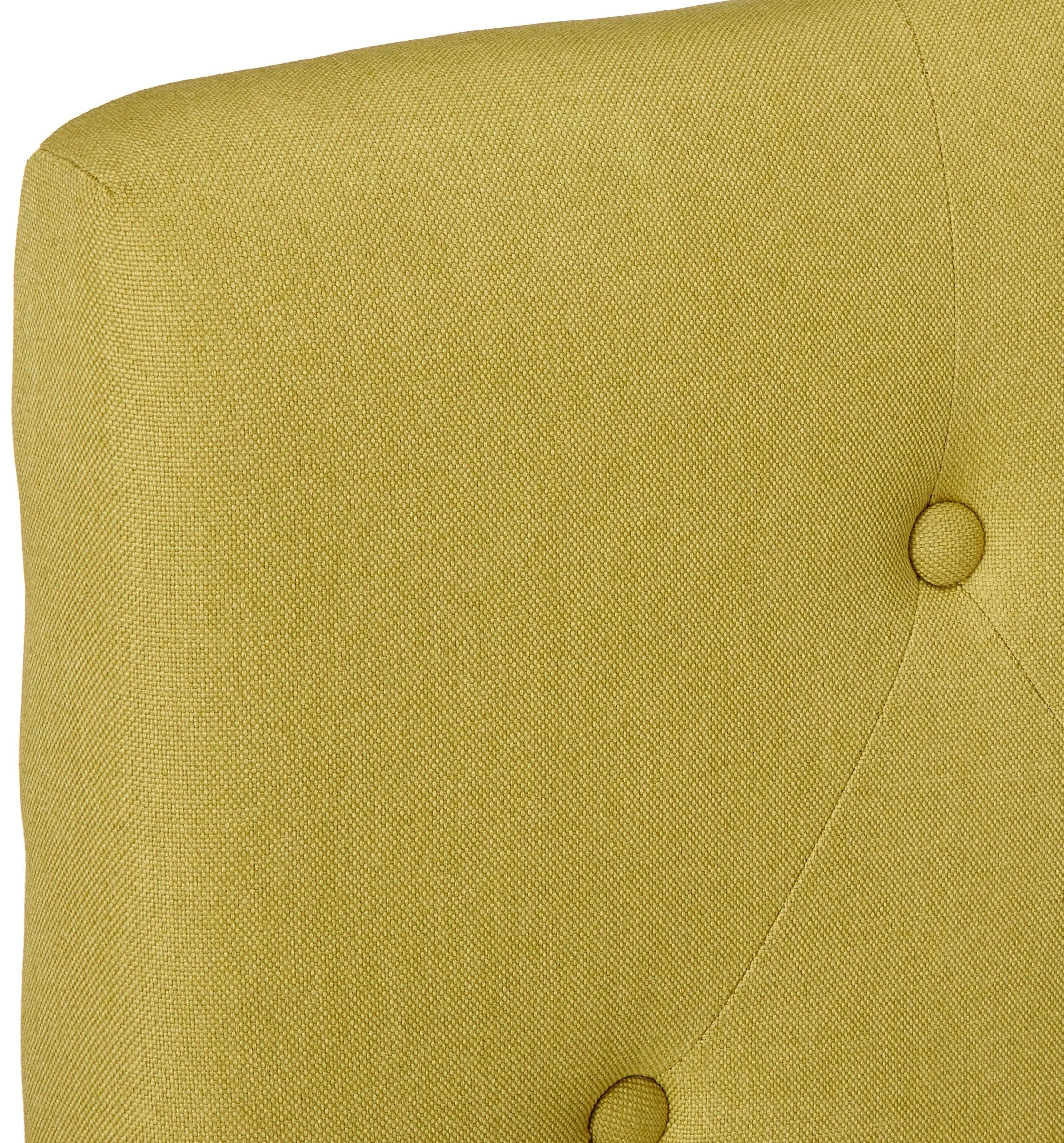 Flash Furniture Cambridge Tufted Upholstered Full Size Headboard in Green Fabric