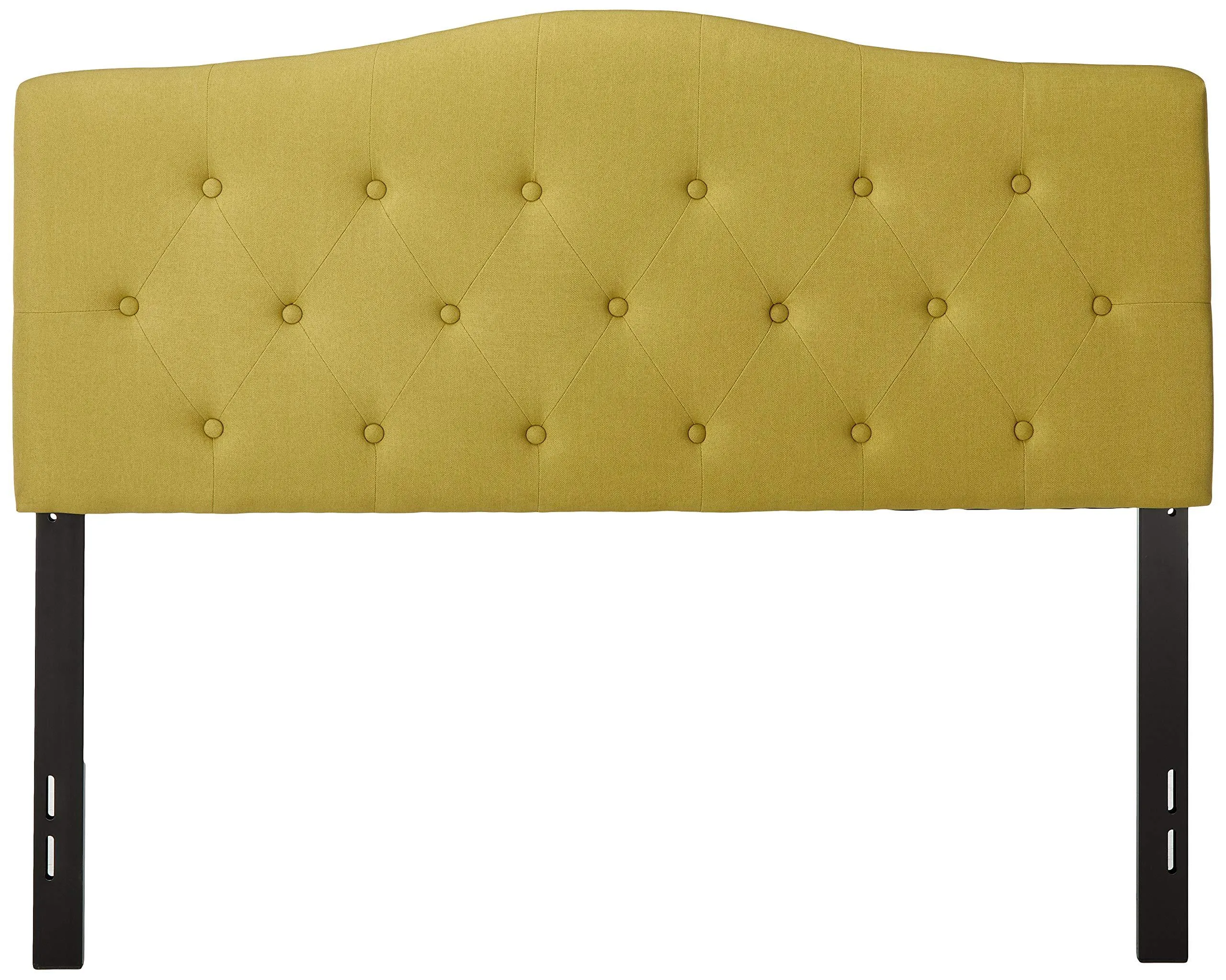 Flash Furniture Cambridge Tufted Upholstered Full Size Headboard in Green Fabric