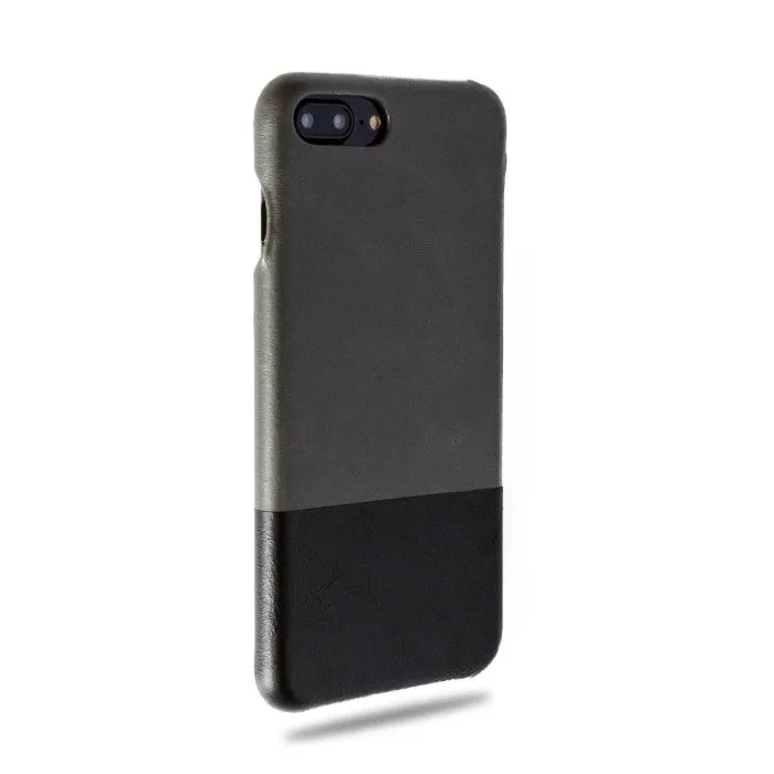 Fossil Gray & Crow Black iPhone 8 Plus / iPhone 7 Plus Leather Case