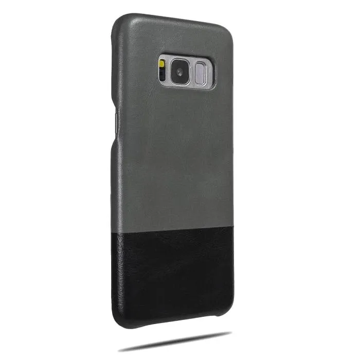 Fossil Gray & Crow Black Samsung Galaxy S8 Leather Case