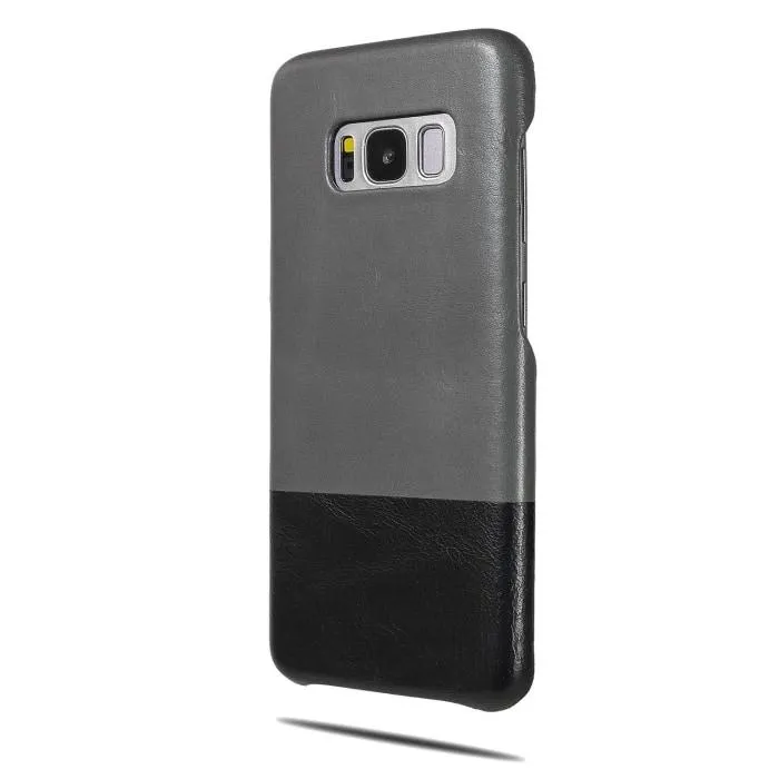 Fossil Gray & Crow Black Samsung Galaxy S8 Leather Case