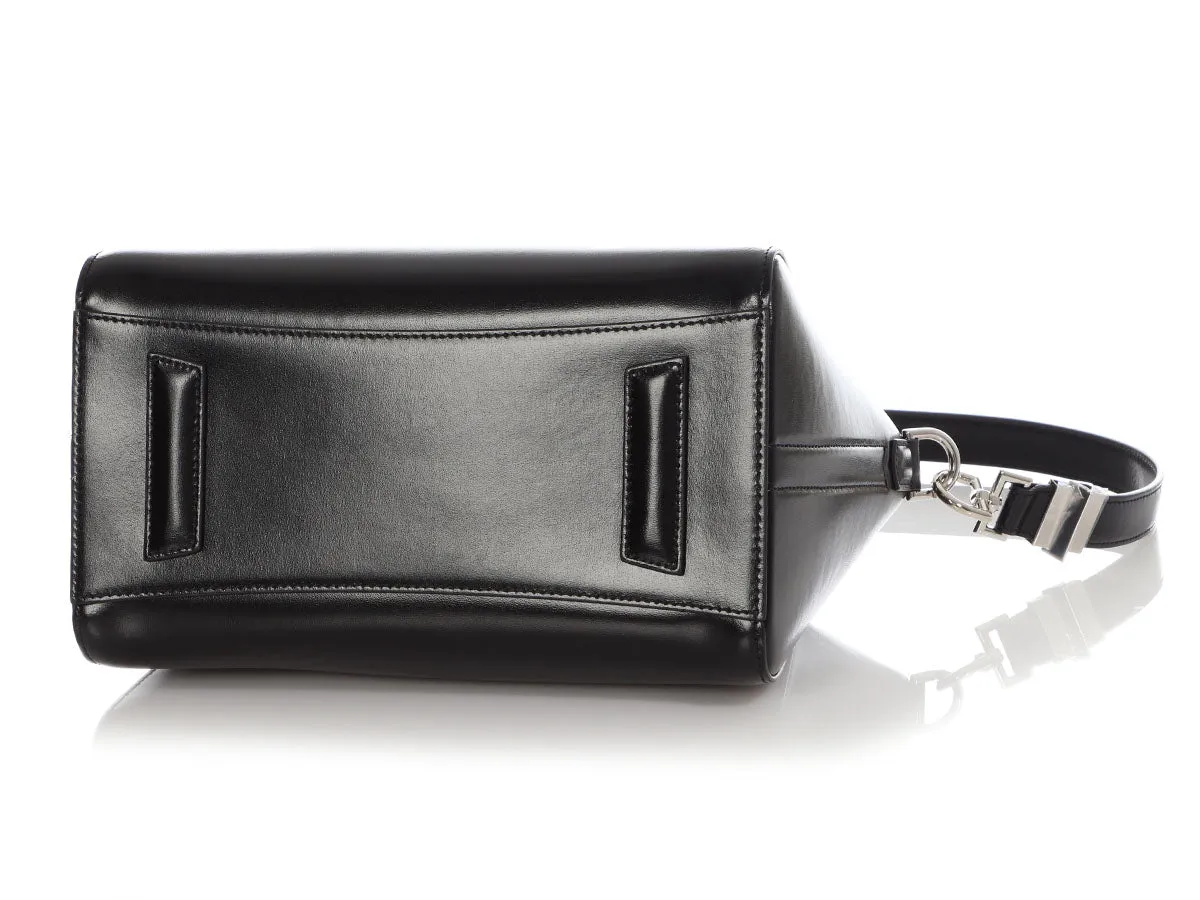 Givenchy Small Black Shiny Goatskin Antigona